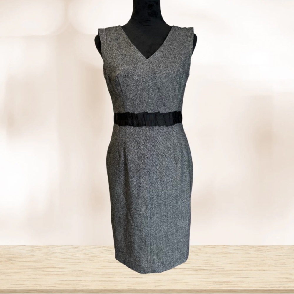 Banana Republic Gray Midi Dress Size 6